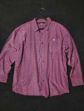 Ecko Plaid Long Sleeve Shirt 3XB Button Down Business Casual